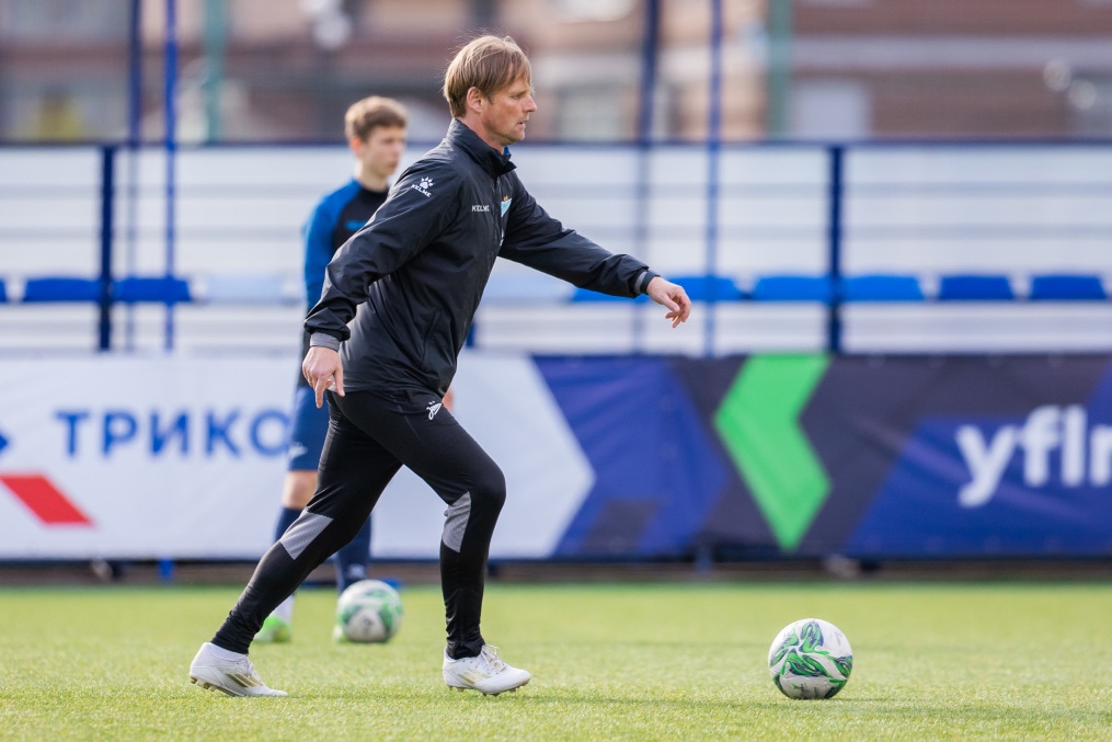Тренировка «Зенита»-м перед матчем с ФК «Факел»-м