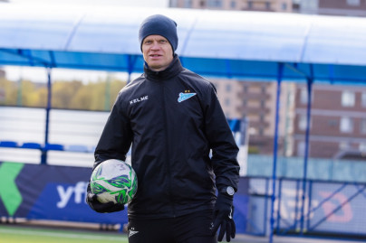 Тренировка «Зенита»-м перед матчем с ФК «Факел»-м