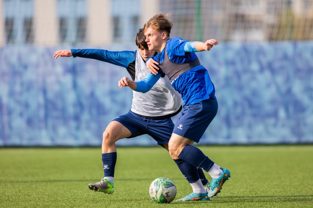 Тренировка «Зенита»-м перед матчем с ФК «Факел»-м