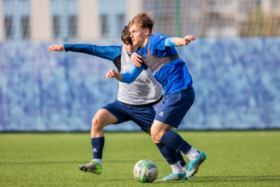 Тренировка «Зенита»-м перед матчем с ФК «Факел»-м