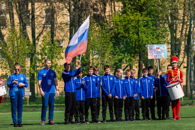 Церемония открытия турнира по футболу на Кубок Льва Бурчалкина 2025