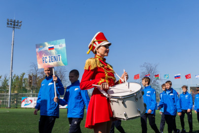 Церемония открытия турнира по футболу на Кубок Льва Бурчалкина 2025