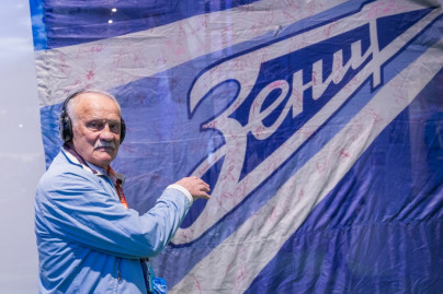 Ветераны и легенды «Зенита» на выставке «Зенит. Петербург. 100 лет вместе»