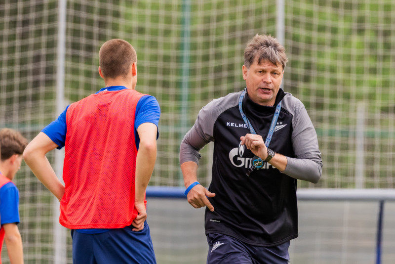 Тренировка «Зенита»-м перед матчем с ФК «Кировец-Восхождение»