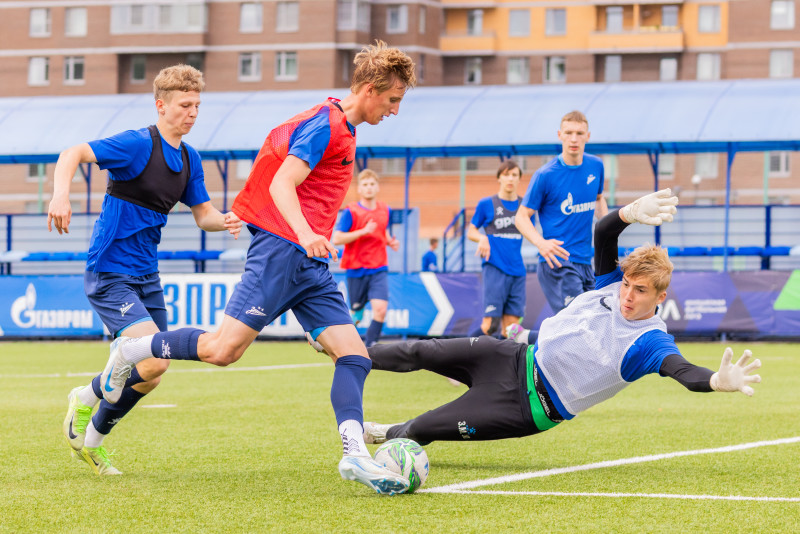 Тренировка «Зенита»-м перед матчем с ФК «Кировец-Восхождение»