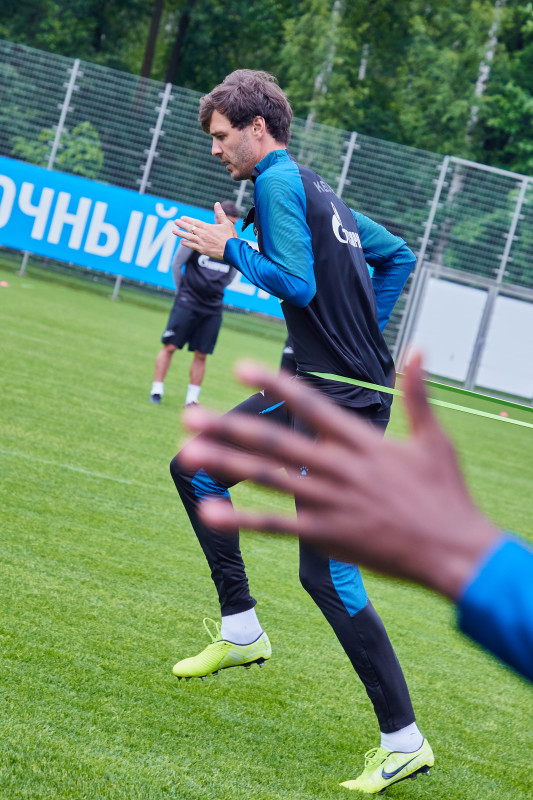 «Дневник сборов»: вечерняя тренировка основного состава ФК «Зенит»
