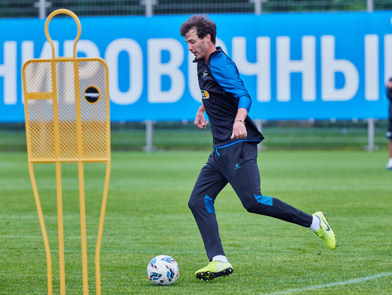 «Дневник сборов»: вечерняя тренировка основного состава ФК «Зенит»