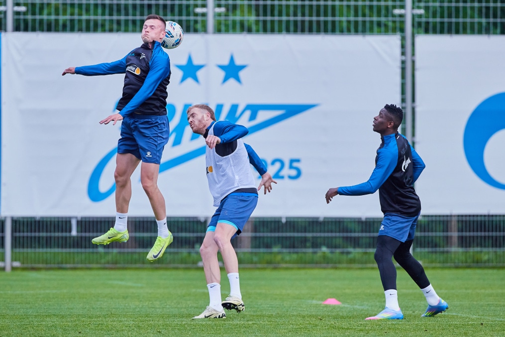 «Дневник сборов»: вечерняя тренировка основного состава ФК «Зенит»