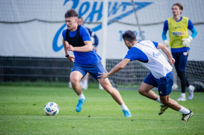 «Газпром» — тренировочные сборы 2025: 27 июня, вечерняя тренировка