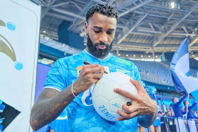 Презентация Жерсона перед матчем «Зенит» — «Войводина»