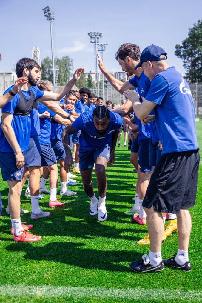 Первая тренировка Жерсона в «Зените»