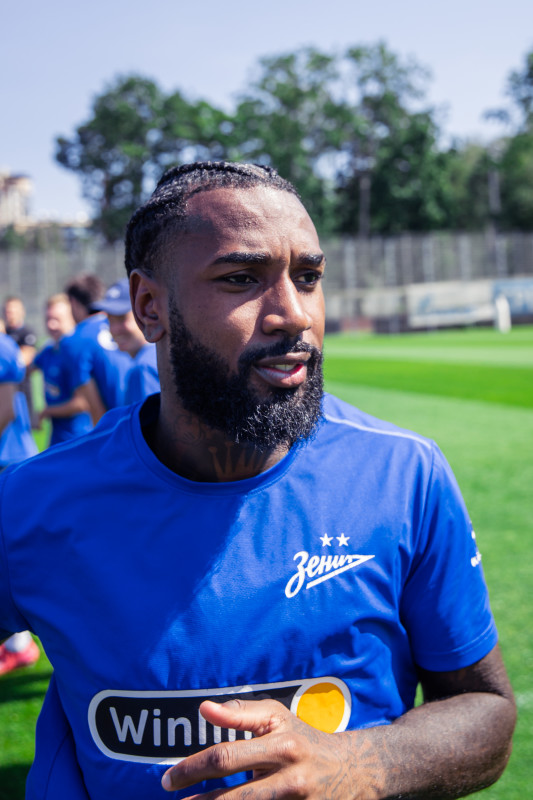 Первая тренировка Жерсона в «Зените»