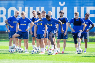 Первая тренировка Жерсона в «Зените»