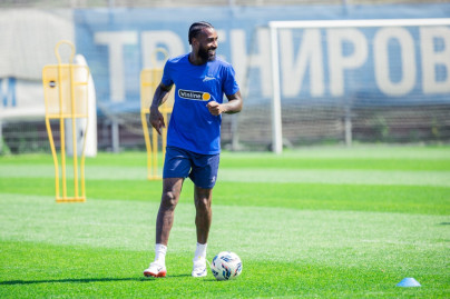 Первая тренировка Жерсона в «Зените»