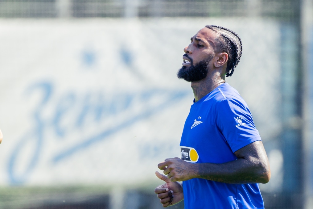 Первая тренировка Жерсона в «Зените»