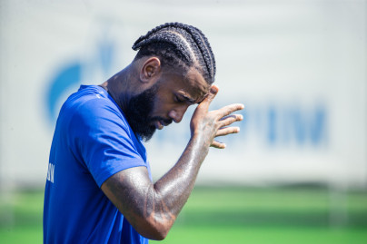 Первая тренировка Жерсона в «Зените»