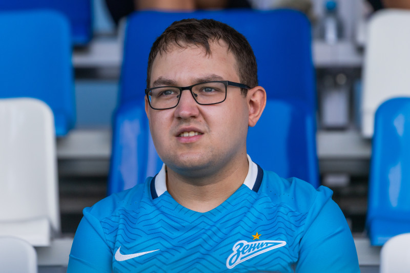 Болельщики на матче «Зенит»-2 — «Тверь»