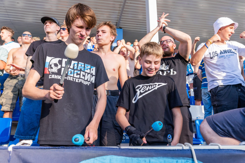 Болельщики на матче «Зенит»-2 — «Тверь»