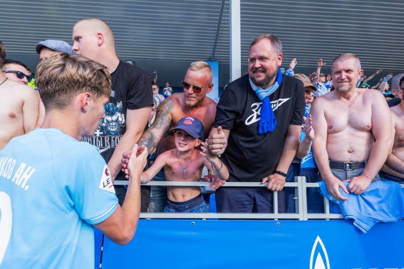 Болельщики на матче «Зенит»-2 — «Тверь»