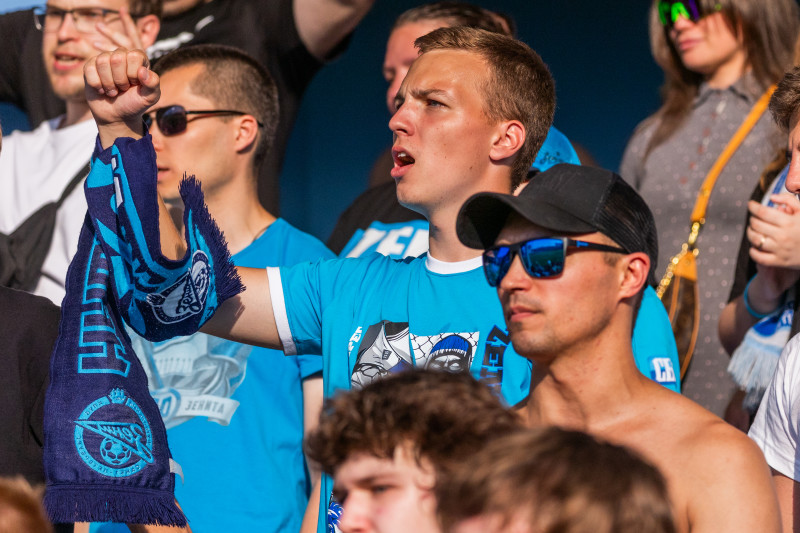 Болельщики на матче «Зенит»-2 — «Тверь»