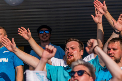 Болельщики на матче «Зенит»-2 — «Тверь»