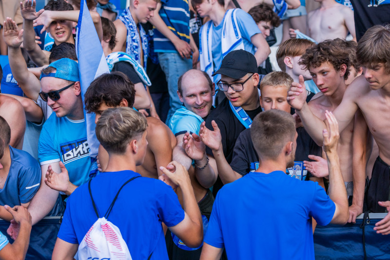 Болельщики на матче «Зенит»-2 — «Тверь»