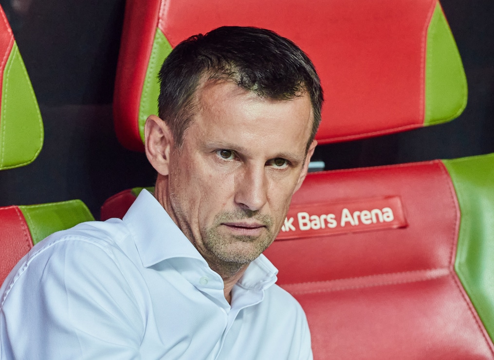 Сергей Семак на матче «Рубин» — «Зенит»