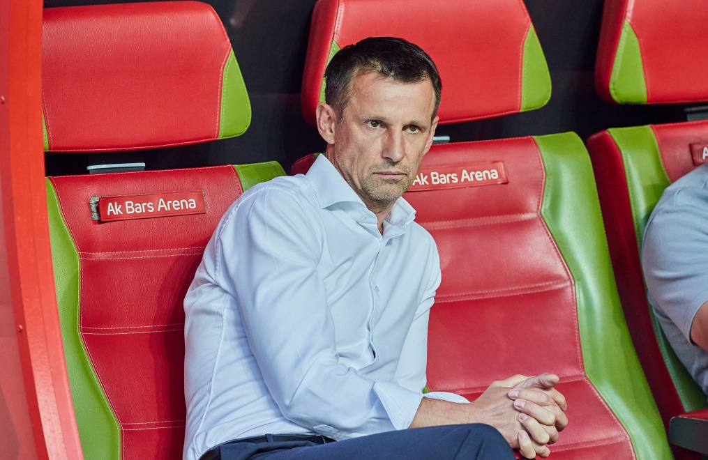 Сергей Семак на матче «Рубин» — «Зенит»