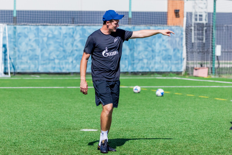 Тренировка «Зенита»-2 перед матчем с ФК «Торпедо-Владимир»