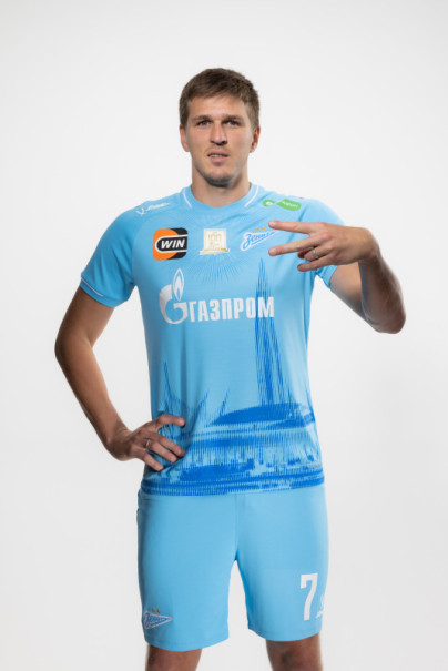 Нападающий ФК «Зенит» Александр Соболев