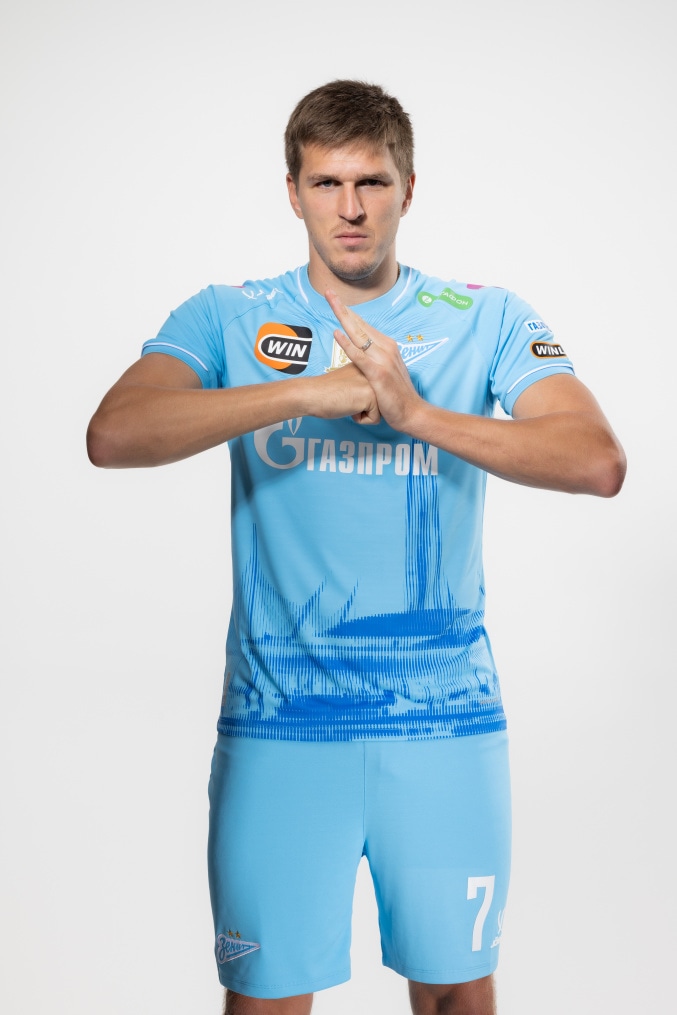 Нападающий ФК «Зенит» Александр Соболев