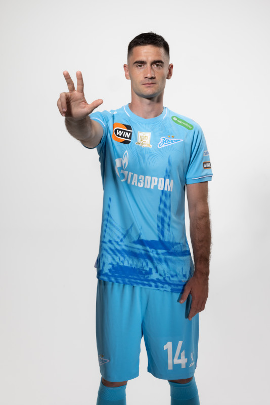 Полузащитник ФК «Зенит» Саша Зделар