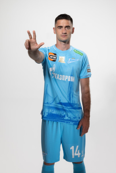 Полузащитник ФК «Зенит» Саша Зделар
