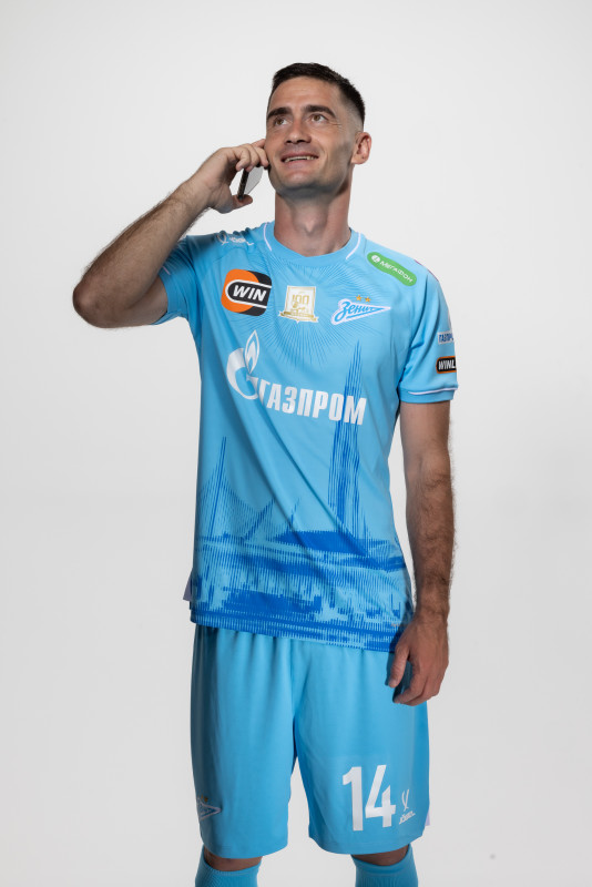 Полузащитник ФК «Зенит» Саша Зделар