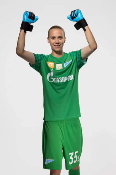 Фотосессия основного состава женского футбольного клуба «Зенит» сезона 2025/2026 (Jogel).