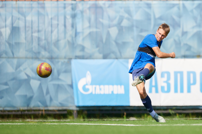 Тренировка «Зенита» U-16 перед матчем с «Рубином» U-16