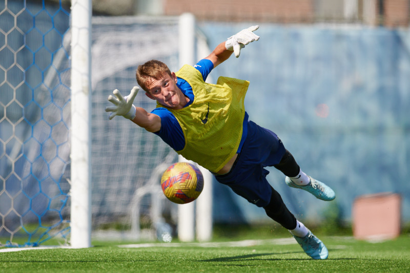 Тренировка «Зенита» U-16 перед матчем с «Рубином» U-16