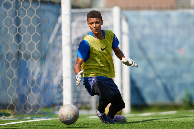 Тренировка «Зенита» U-16 перед матчем с «Рубином» U-16