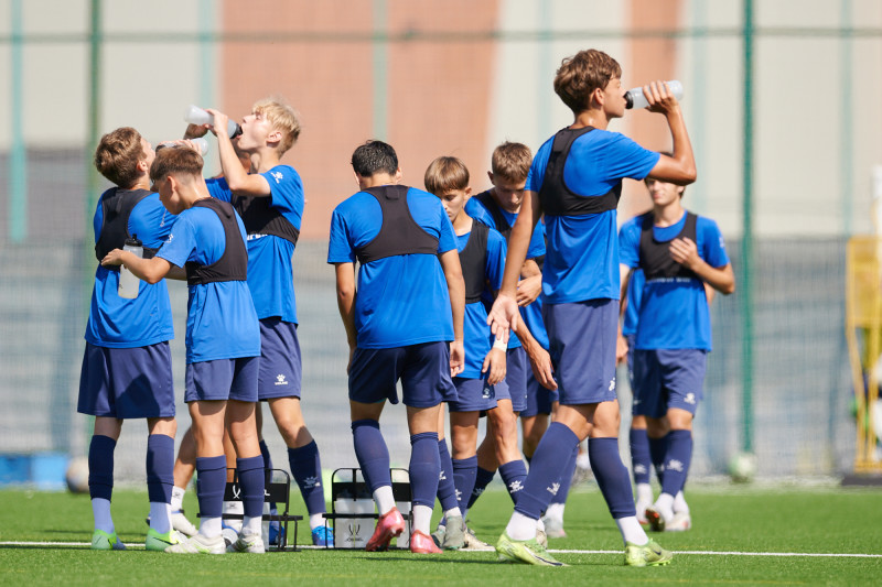 Тренировка «Зенита» U-16 перед матчем с «Рубином» U-16