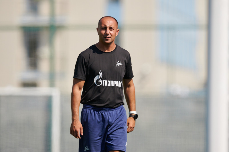 Тренировка «Зенита» U-16 перед матчем с «Рубином» U-16