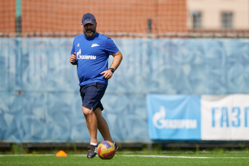 Тренировка «Зенита» U-16 перед матчем с «Рубином» U-16