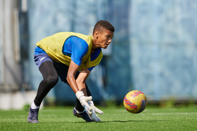 Тренировка «Зенита» U-16 перед матчем с «Рубином» U-16