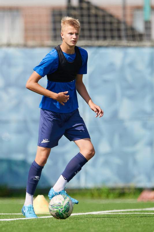 Тренировка «Зенита» U-16 перед матчем с «Рубином» U-16