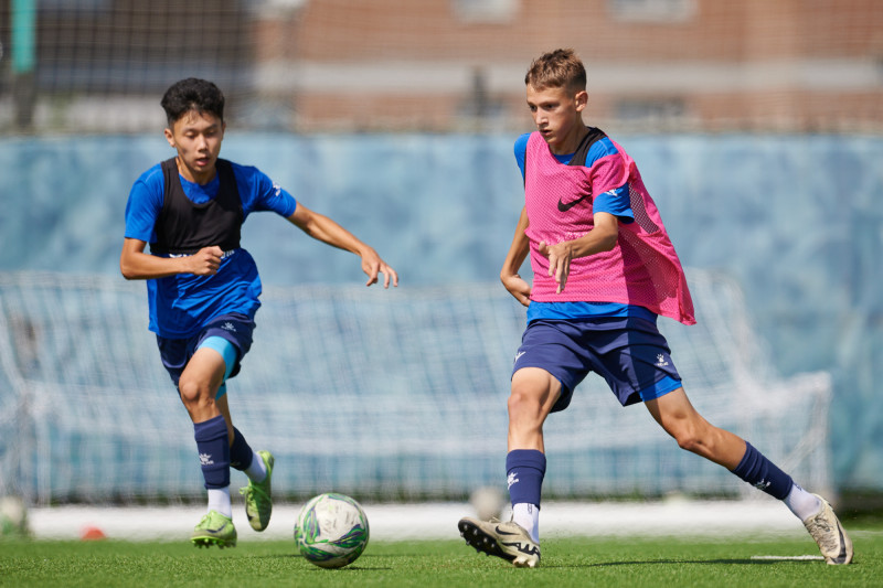 Тренировка «Зенита» U-16 перед матчем с «Рубином» U-16