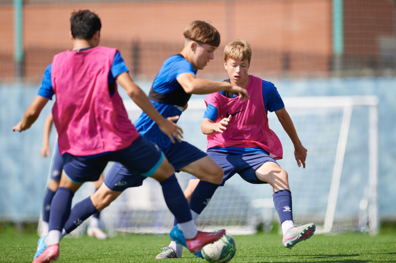 Тренировка «Зенита» U-16 перед матчем с «Рубином» U-16