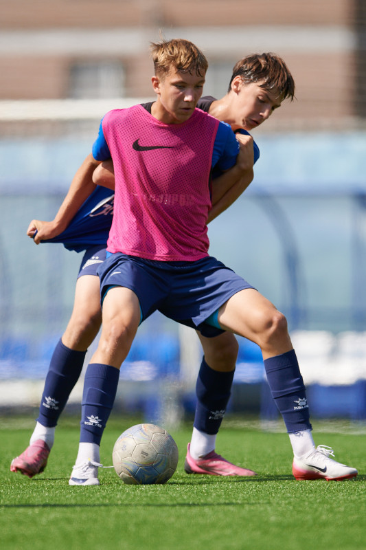 Тренировка «Зенита» U-16 перед матчем с «Рубином» U-16