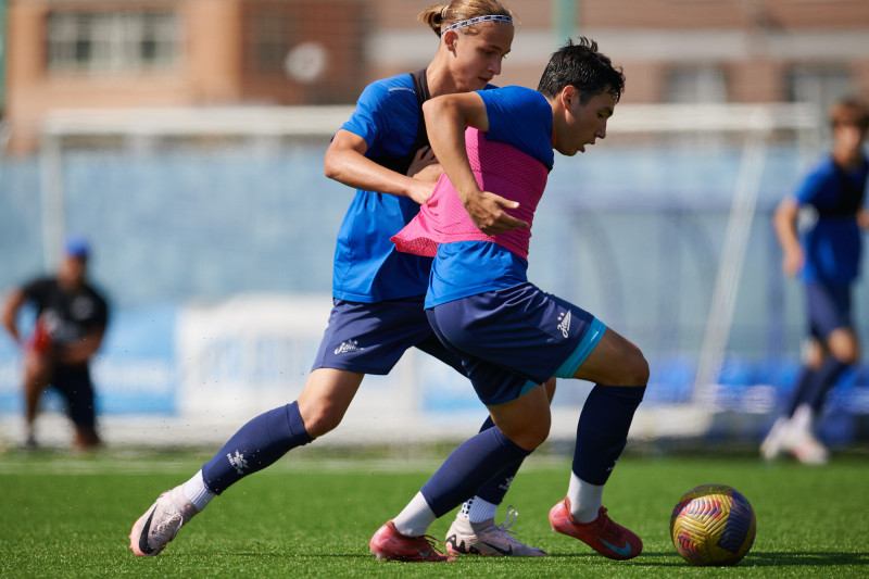 Тренировка «Зенита» U-16 перед матчем с «Рубином» U-16