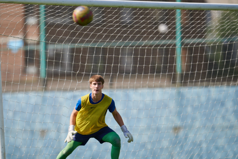 Тренировка «Зенита» U-16 перед матчем с «Рубином» U-16