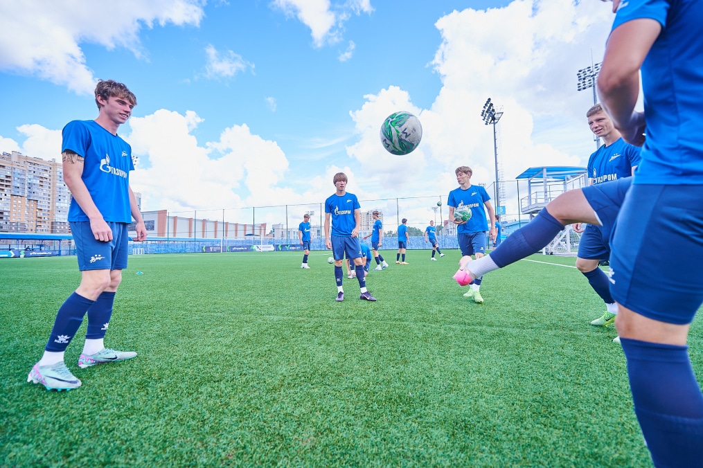 Тренировка «Зенита»-м перед матчем с ФК «Урал»-м