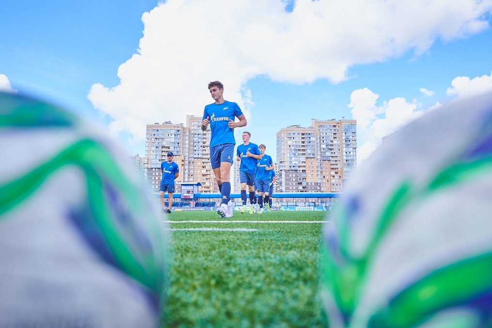 Тренировка «Зенита»-м перед матчем с ФК «Урал»-м